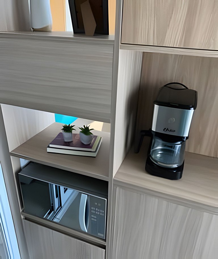 Luxuoso Apto c/varanda e vista p/ Parque Vaca Brava