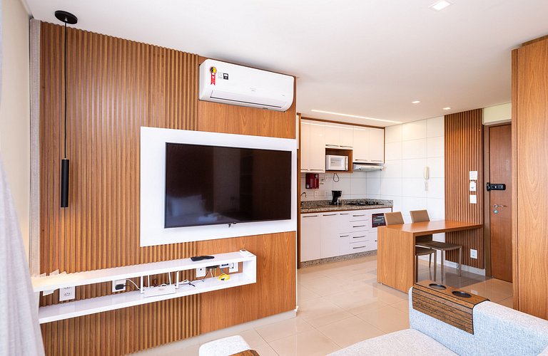 Flat moderno, Bueno- Perfeito para relaxar/ THP1204