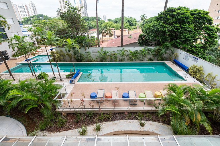 Flat moderno, Bueno- Perfeito para relaxar/ THP1204