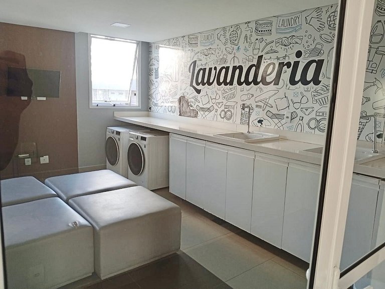 Flat moderno, Bueno- Perfeito para relaxar/ THP1204