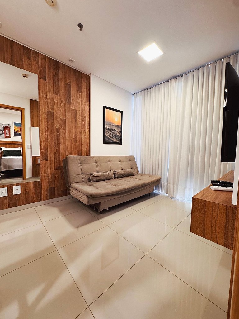 Apartamento c/ Vista | 27º Andar • Flamboyant • WiFi