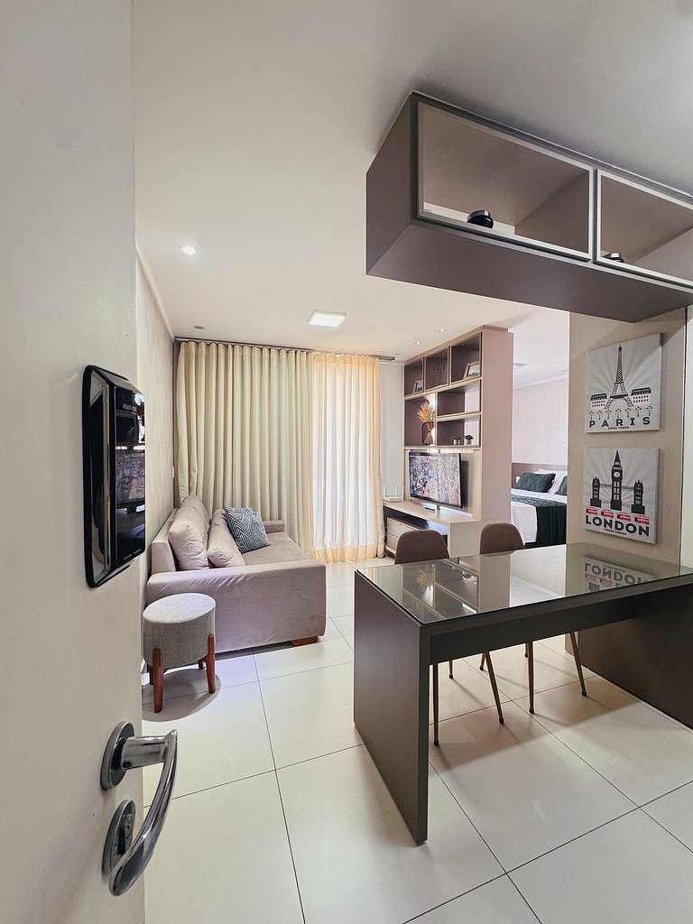 Apartment in a condominium with pool and gym at Vaca Brava 2