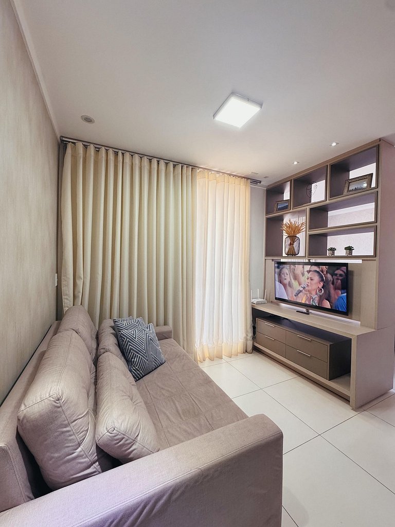 Apartment in a condominium with pool and gym at Vaca Brava 2