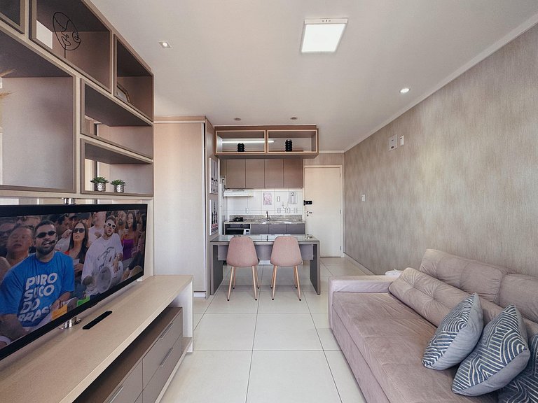 Apartment in a condominium with pool and gym at Vaca Brava 2