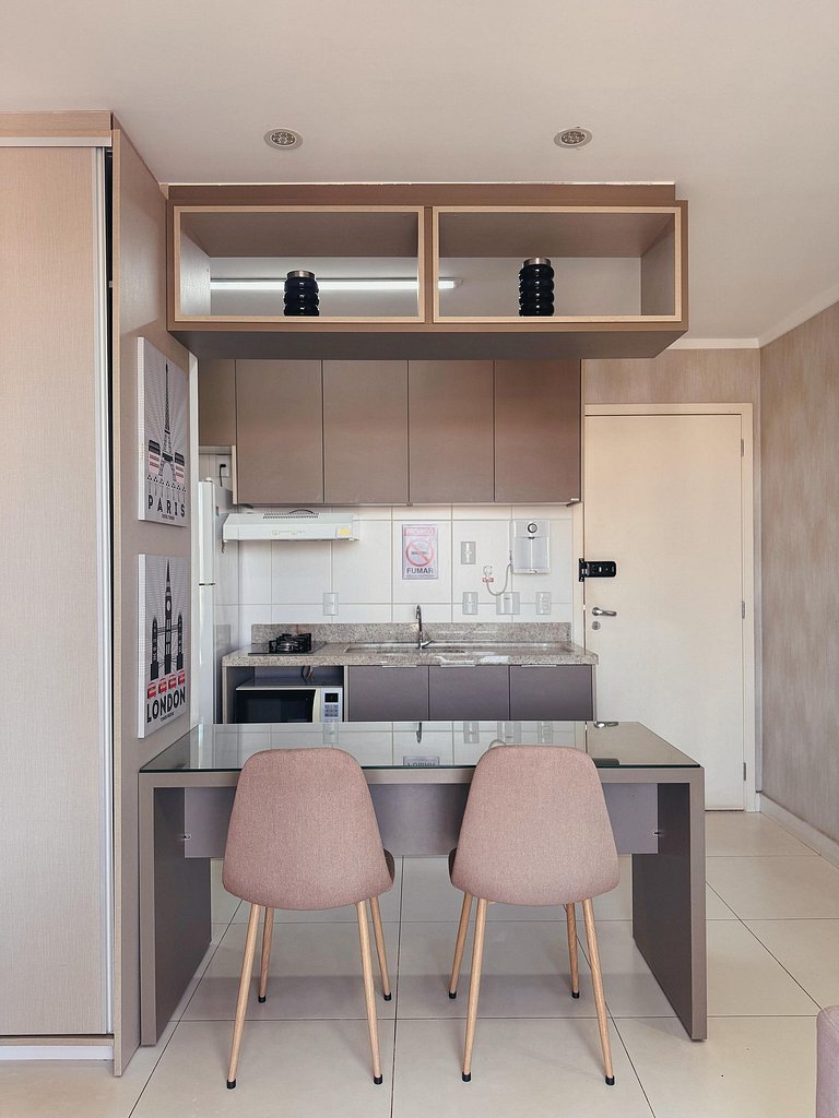 Apartment in a condominium with pool and gym at Vaca Brava 2