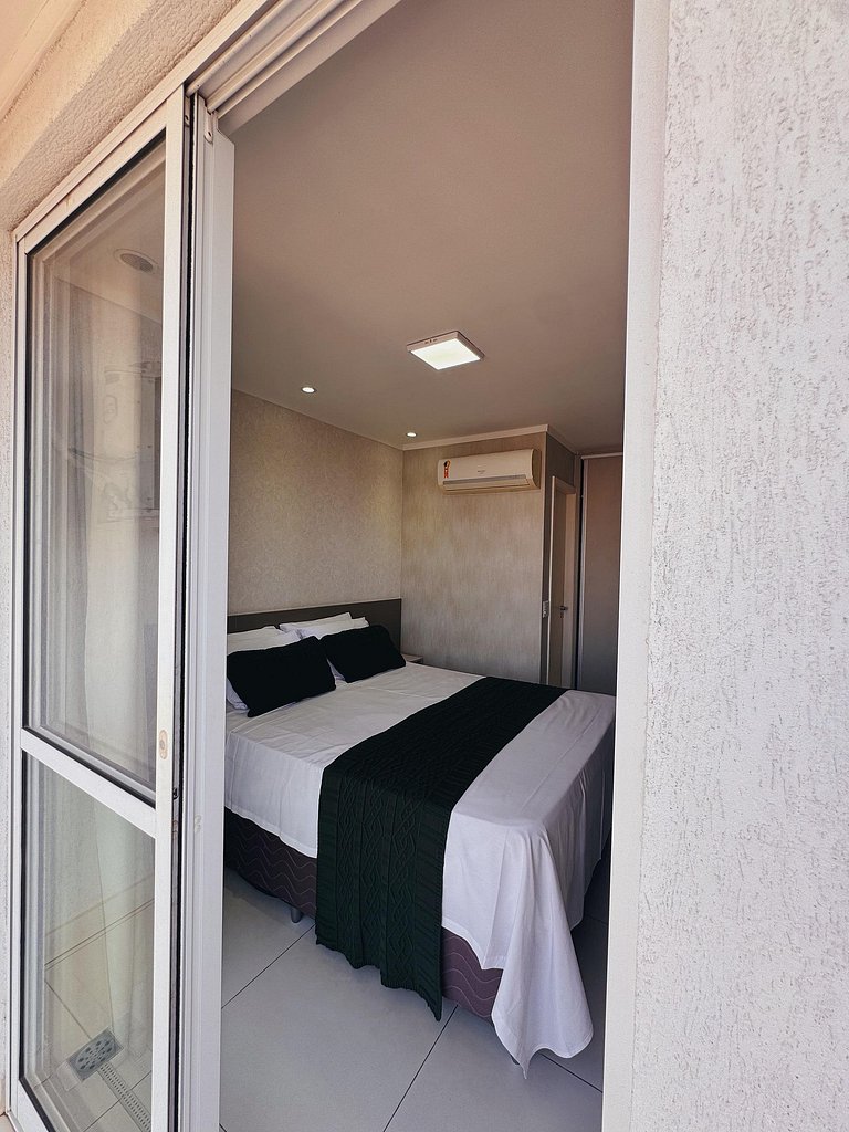 Apartment in a condominium with pool and gym at Vaca Brava 2