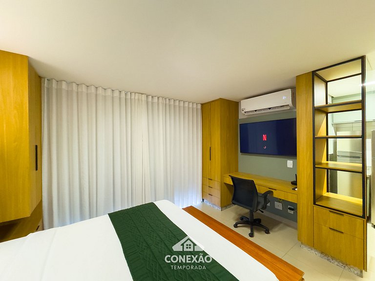 Trabalho e Lazer: Cama Queen, Design Moderno @Bueno #TH604