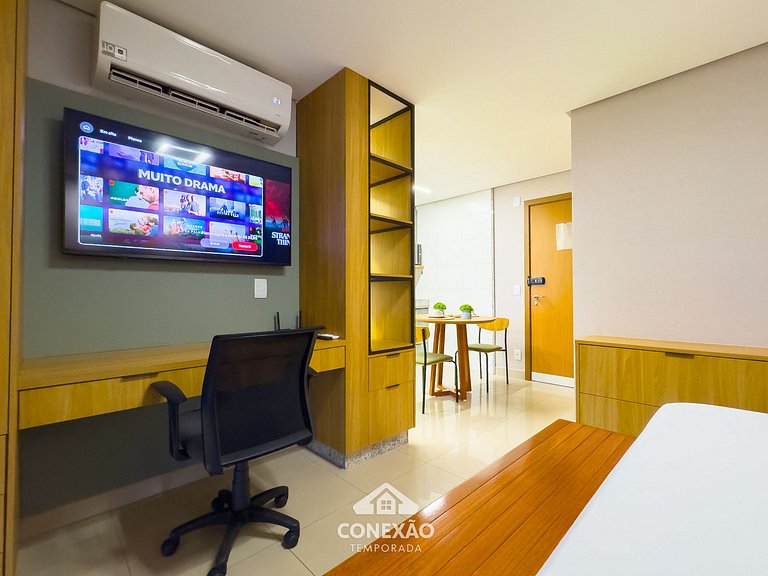 Sofisticação no Setor Bueno | Varanda e Conforto 604