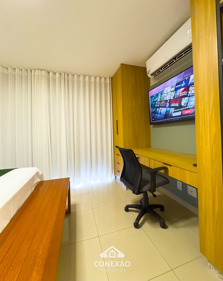 Trabalho e Lazer: Cama Queen, Design Moderno @Bueno #TH604