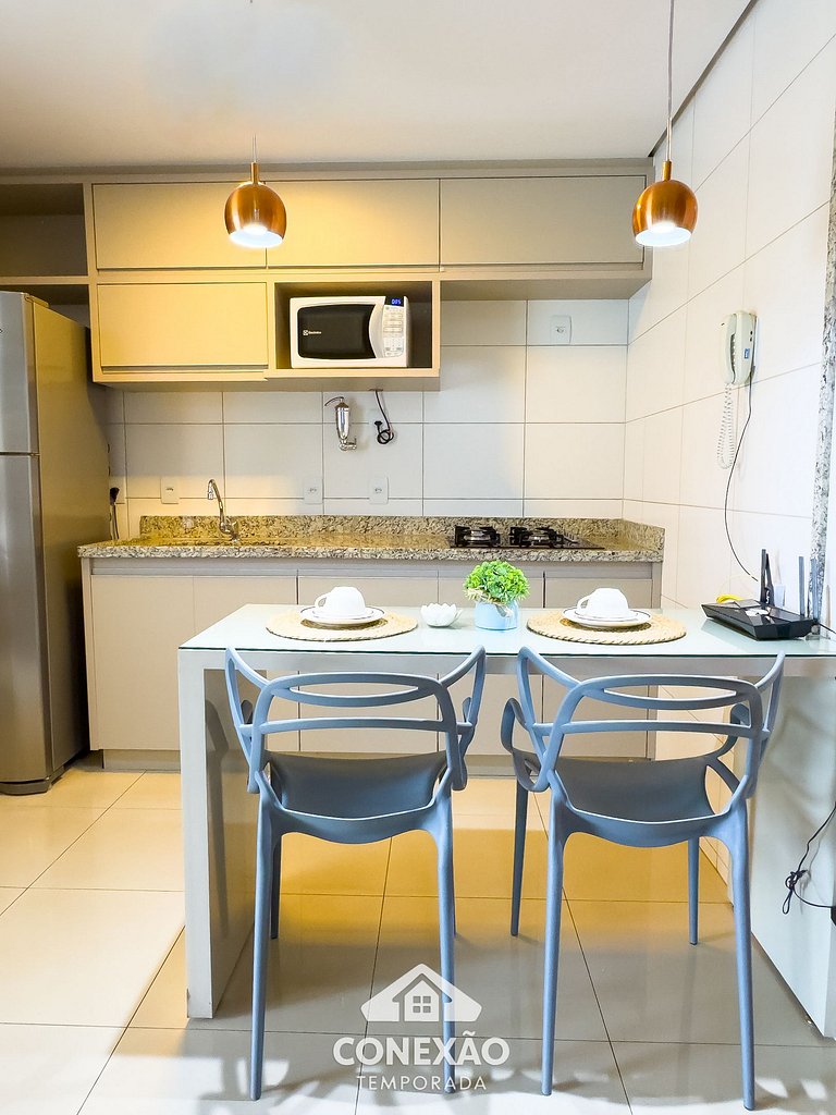 Cond. c/ piscina| Garagem| Wi-Fi| E Vista Incrível