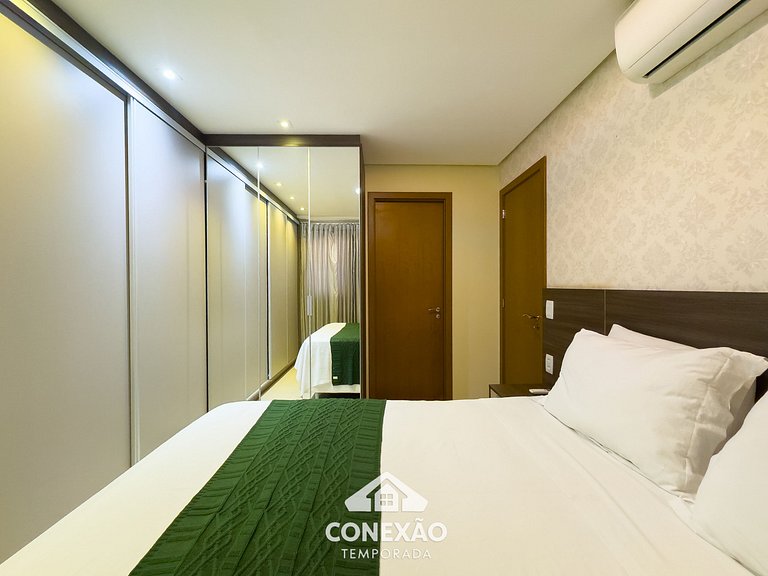 Luxuoso 2Q com Varanda Gourmet no Setor Bueno