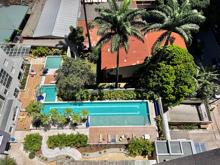 A escolha perfeita no Bueno: 22º andar, vista deslumbrante e