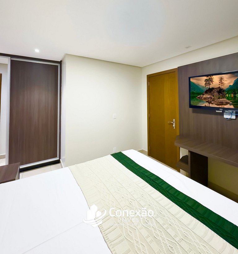 Apartamento duplex com varanda no Setor Bueno