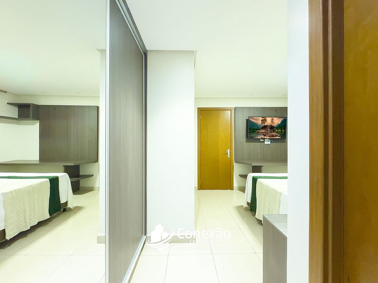 Apartamento duplex com varanda no Setor Bueno