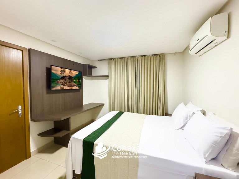 Apartamento duplex com varanda no Setor Bueno