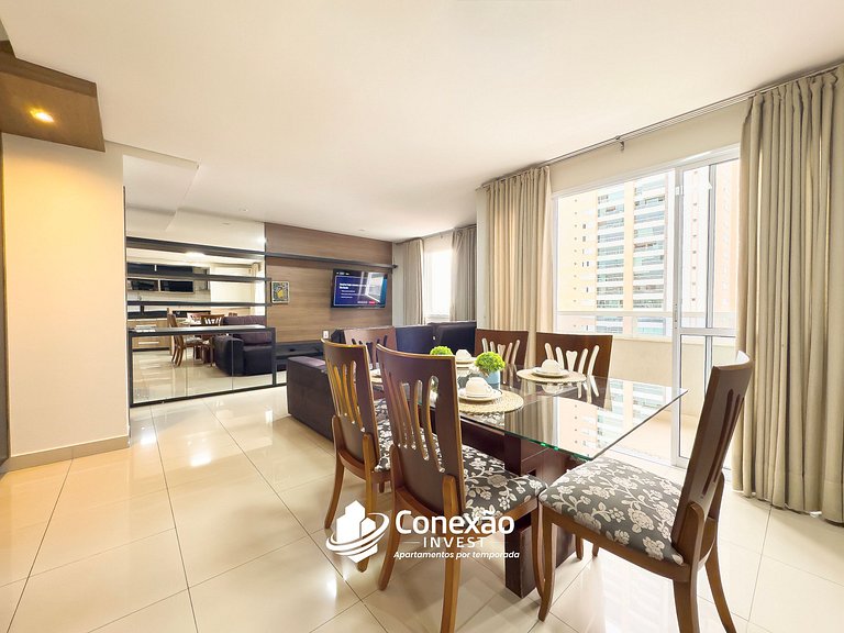 Apartamento duplex com varanda no Setor Bueno