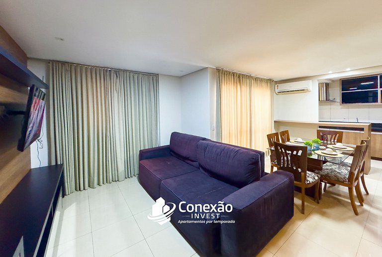 Apartamento duplex com varanda no Setor Bueno