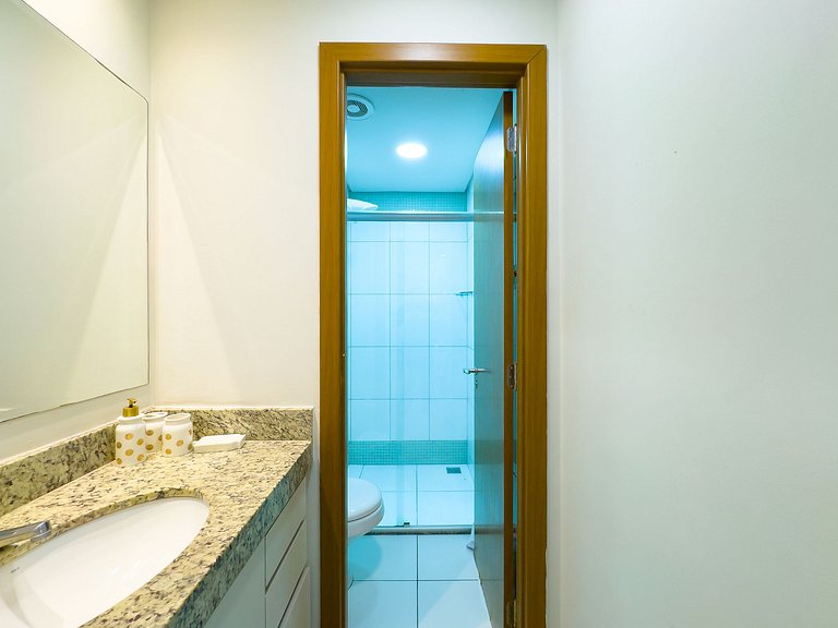 Muito aconchego. Cond. c/ Vista, piscina, academia