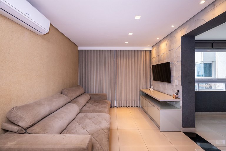 Duplex Luxuoso 2Q com Varanda Gourmet #THP314