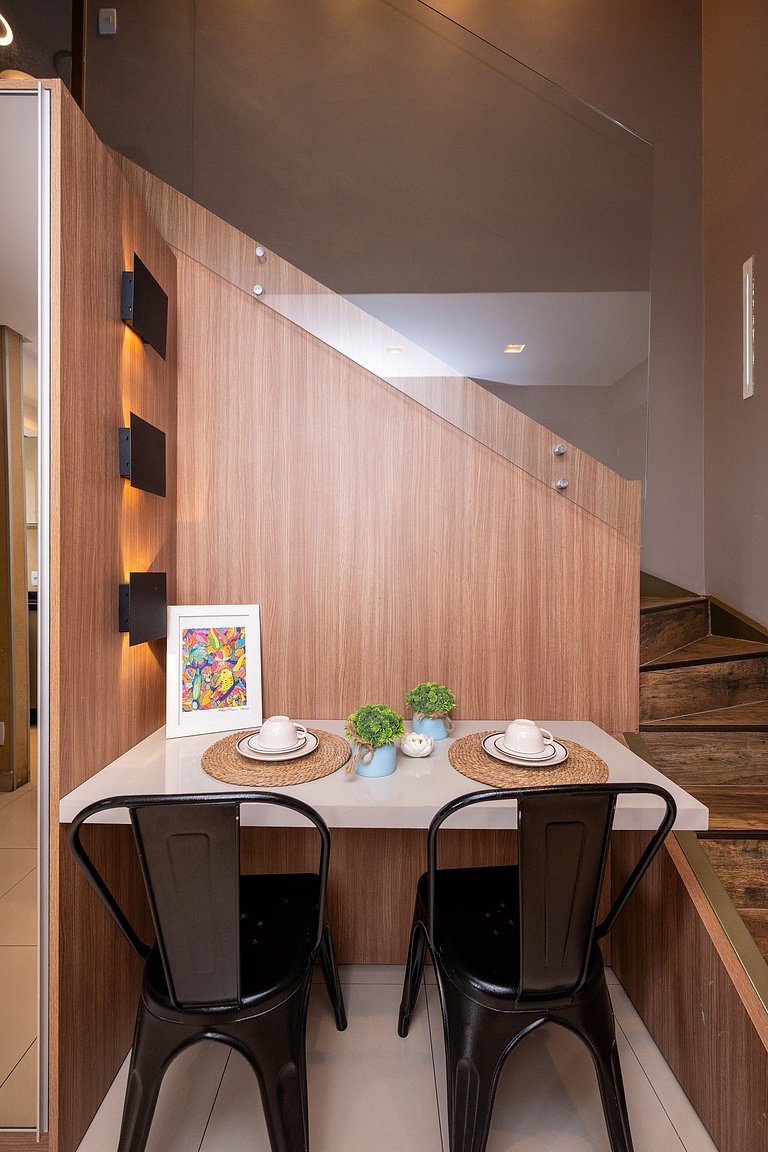 #314 Duplex Luxuoso 2Q com Varanda Gourmet