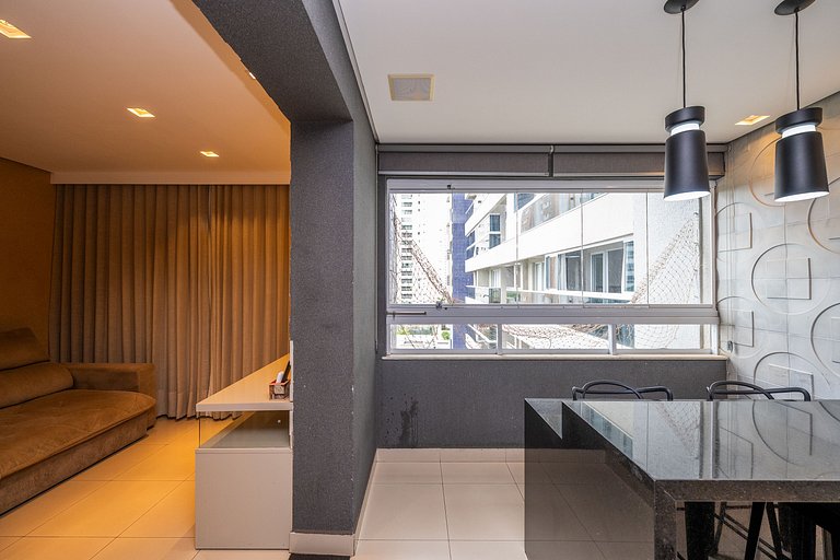 Duplex Luxuoso 2Q com Varanda Gourmet #THP314