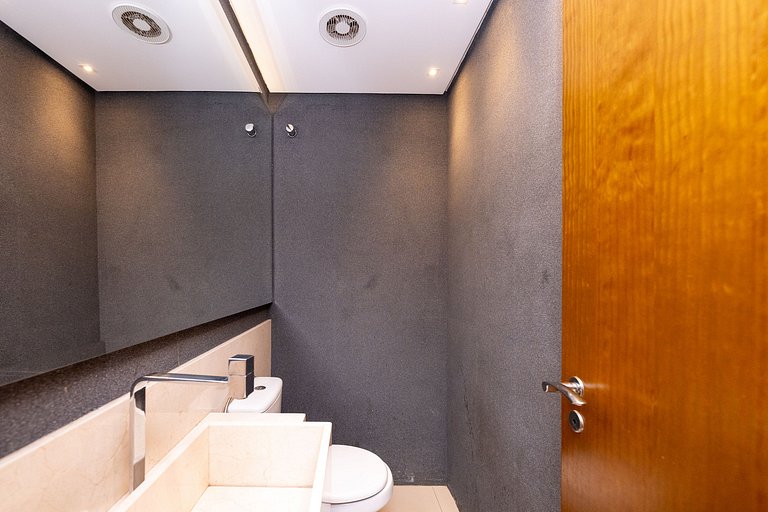 Duplex Luxuoso 2Q com Varanda Gourmet #THP314