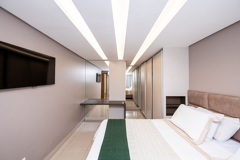 Duplex Luxuoso 2Q com Varanda Gourmet #THP314