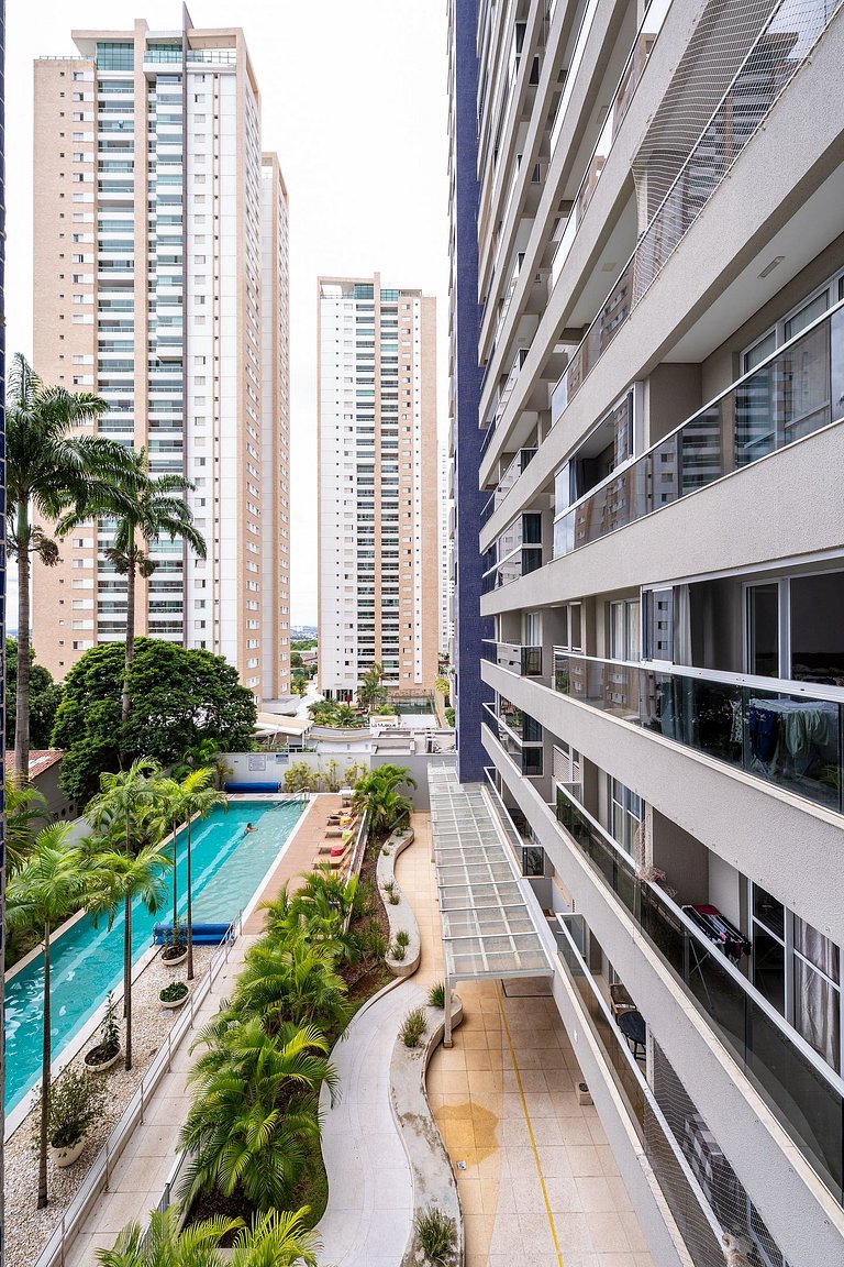 Duplex Luxuoso 2Q com Varanda Gourmet #THP314