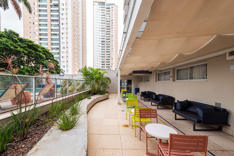 Duplex Luxuoso 2Q com Varanda Gourmet #THP314