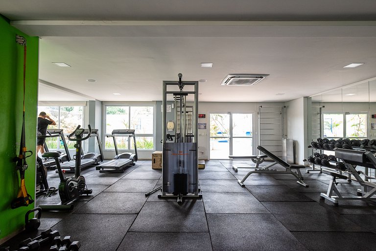 Duplex Luxuoso 2Q com Varanda Gourmet #THP314