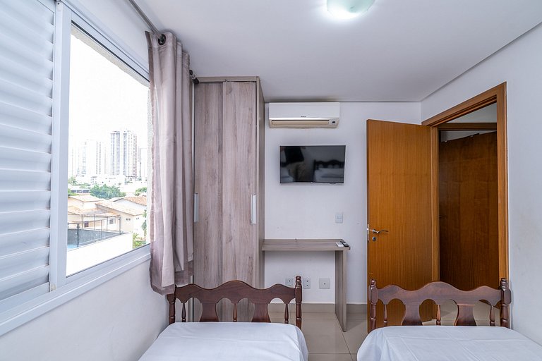 #311 Apto 2Q c/ Wi-Fi| Piscina| Garagem| Conforto e Lazer