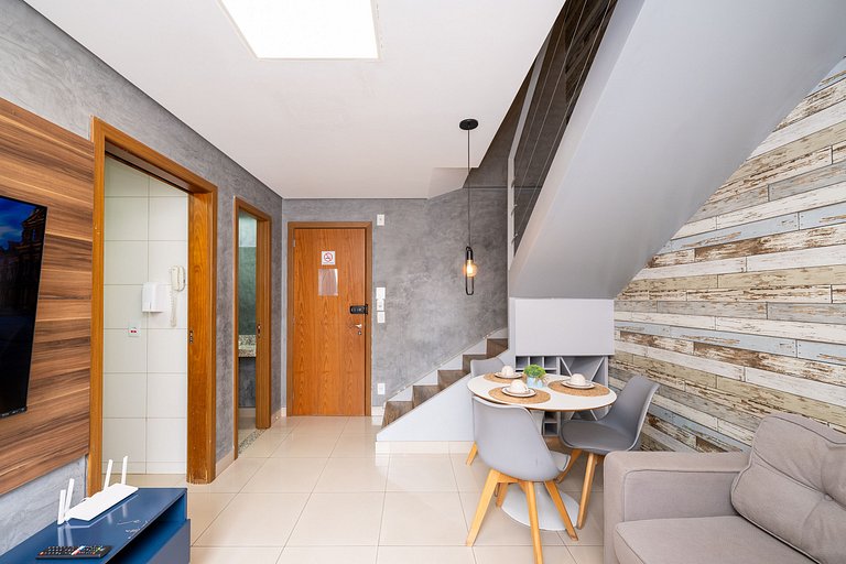 #1916 Duplex Moderno c/ Piscina |Ar | Wi-Fi |Garagem