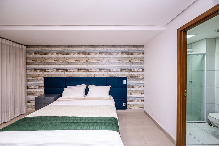 #1916 Duplex Moderno c/ Piscina |Ar | Wi-Fi |Garagem