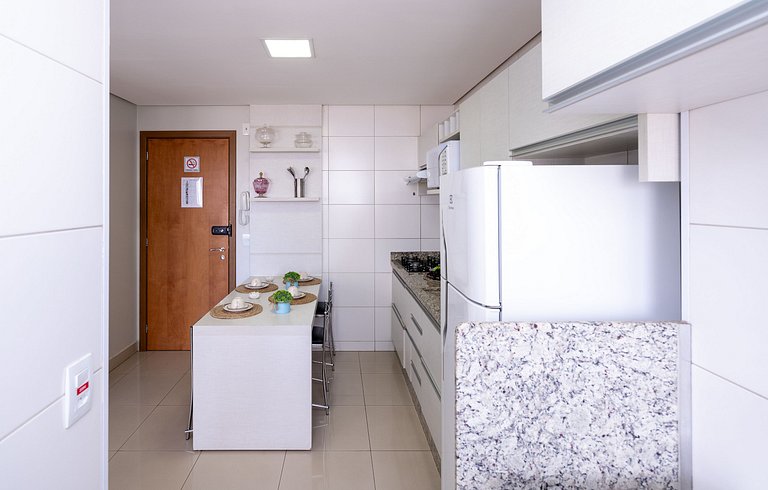 Flat moderno com varanda, Setor Bueno