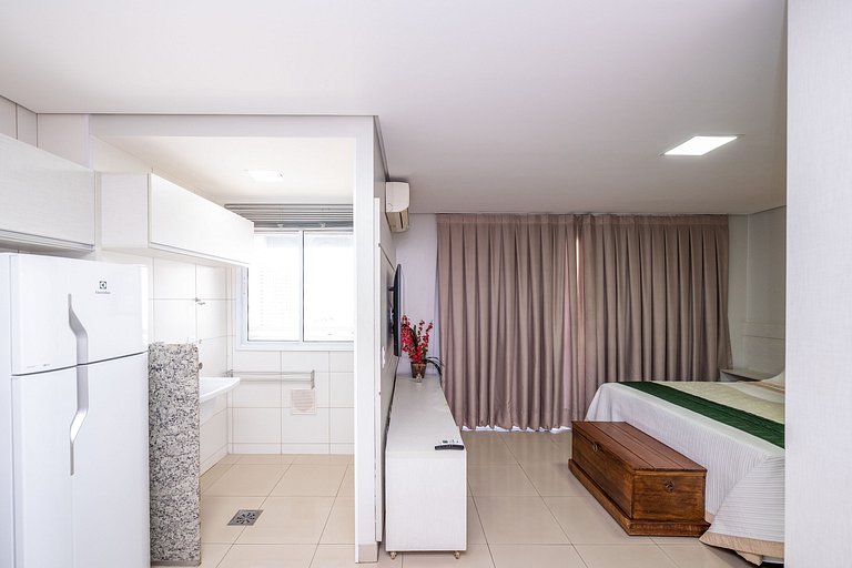 Flat moderno com varanda, Setor Bueno