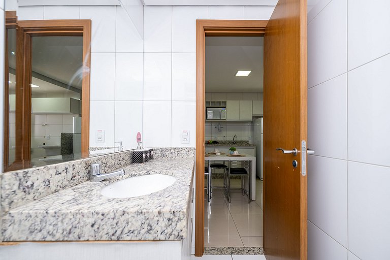 Flat moderno com varanda, Setor Bueno