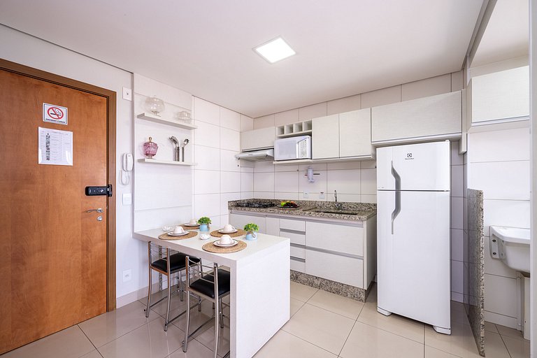 Flat moderno com varanda, Setor Bueno