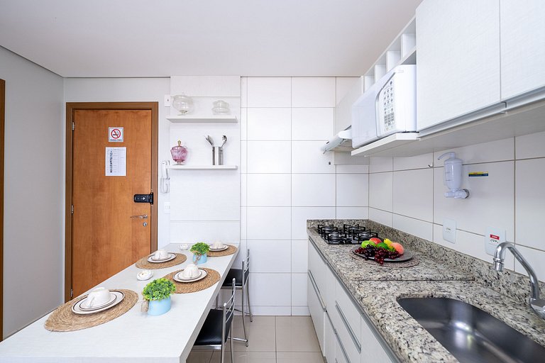 Flat moderno com varanda, Setor Bueno