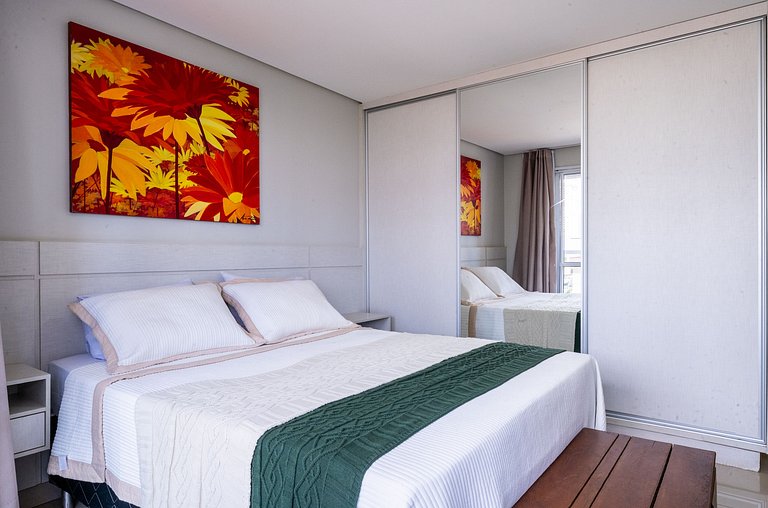 Flat moderno com varanda, Setor Bueno