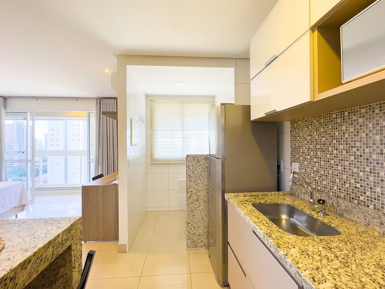 Flat amplo e moderno, Setor Bueno