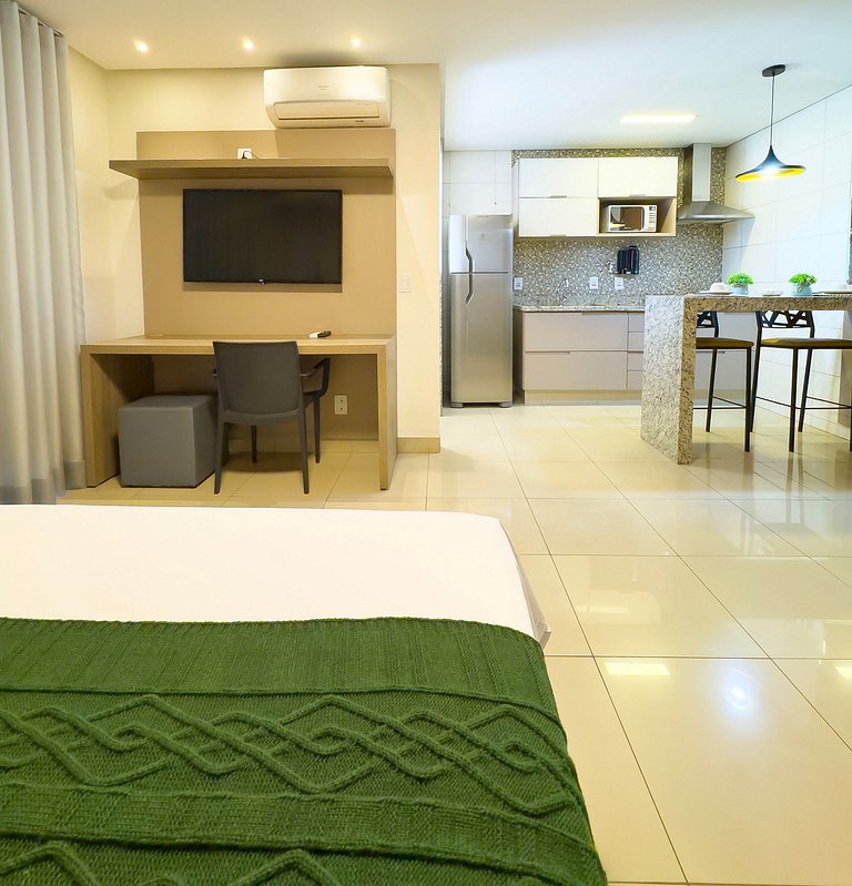 Flat amplo e moderno, Setor Bueno