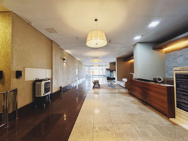 #2210A| Brookfield Towers - Jardim Goiás, 3 min from Shoppin
