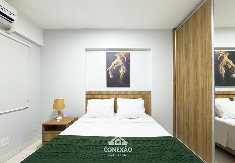 2-bedroom apartment with pool, Wi-Fi, and parking in Setor B