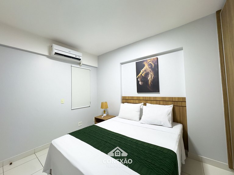 Your home in Setor Bueno: 2 bedrooms | Gated community with