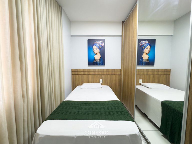 Your home in Setor Bueno: 2 bedrooms | Gated community with