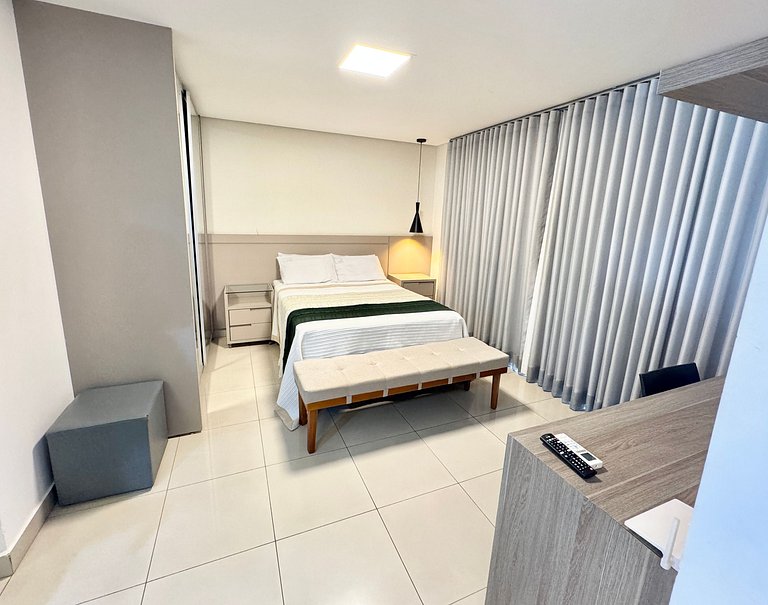 Flat amplo e moderno, Setor Bueno