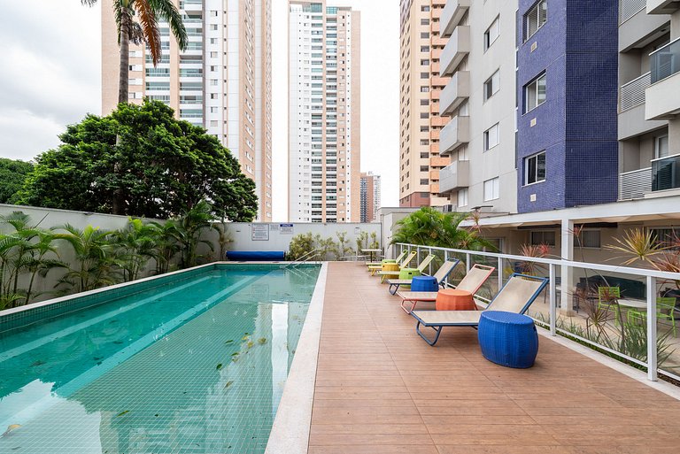 Charme, Luxo & Conforto: Apto 2Q que encanta| Cond. c/Piscin