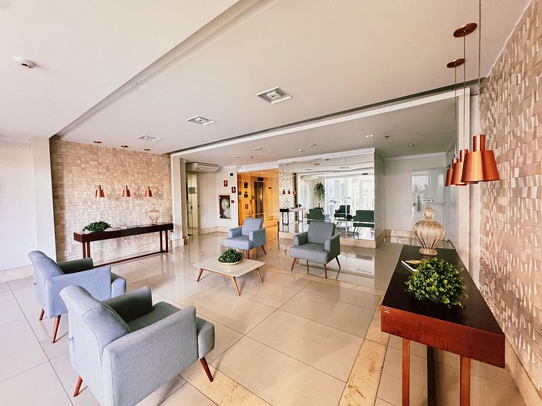 Apartment in a condominium with pool and gym at Vaca Brava 2