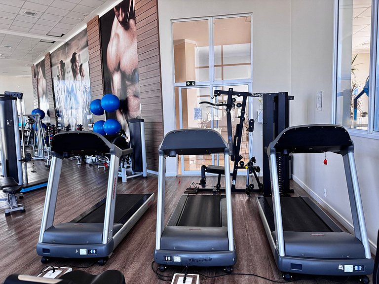 Apartment in a condominium with pool and gym at Vaca Brava 2