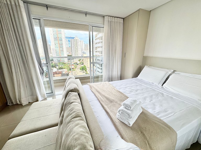 Studio in condo with pool, gym, garage #1007